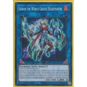 2tvni COTD-EN049 Auram The World Chalice Blademaster - Super Rare